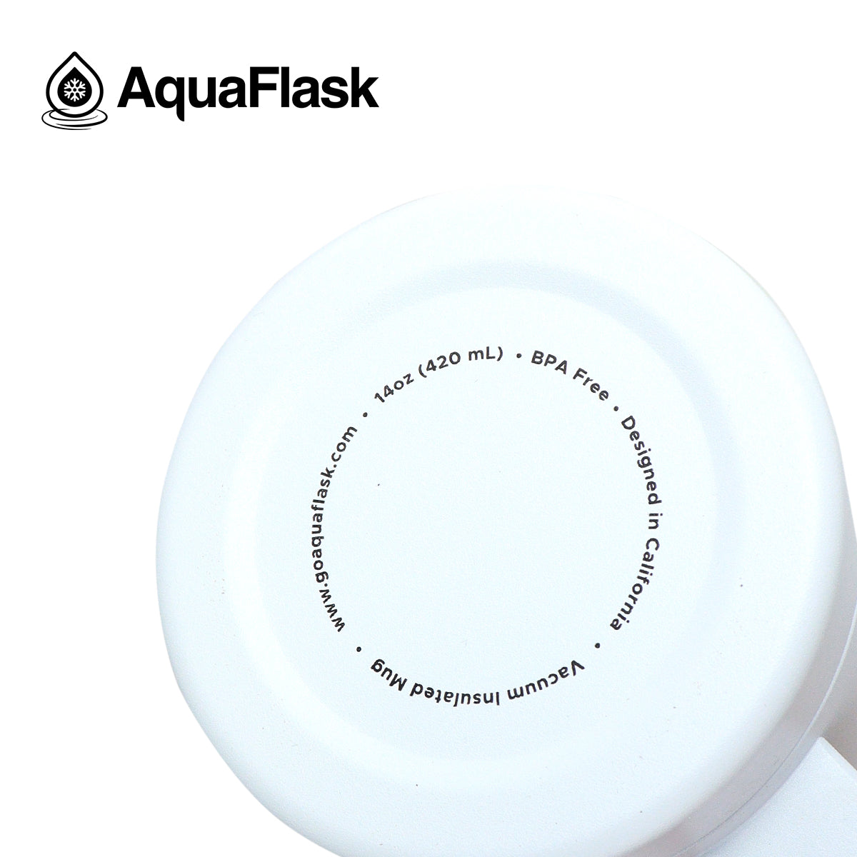 Aquaflask Thermal Insulated Lidded Mug With Handle 415ml (14 oz) aquaflaskcanada