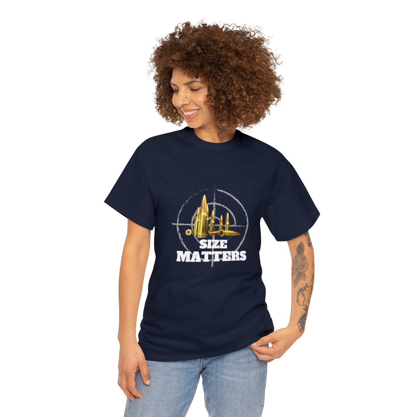 Size Matters - Unisex Heavy Cotton Tee