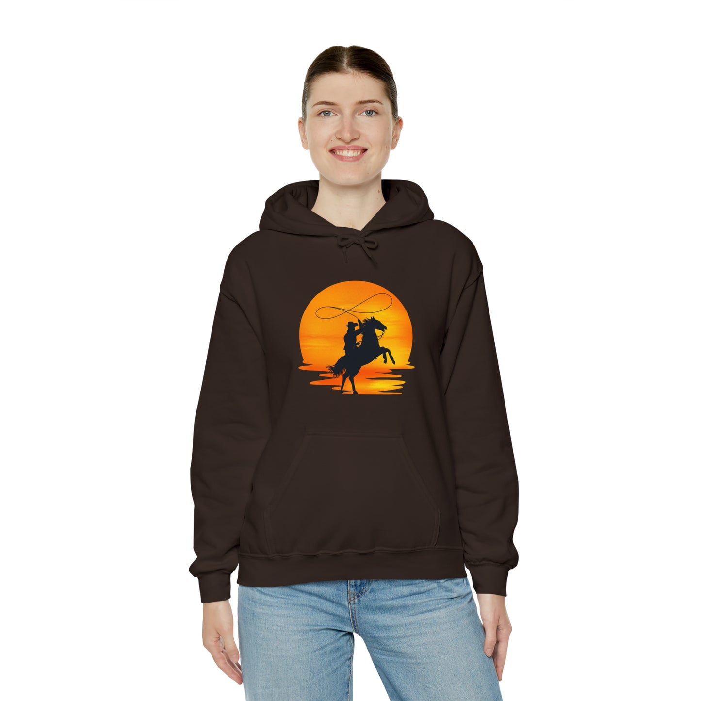 Cowboy sunset - Unisex Heavy Blend™ Hooded Sweatshirt