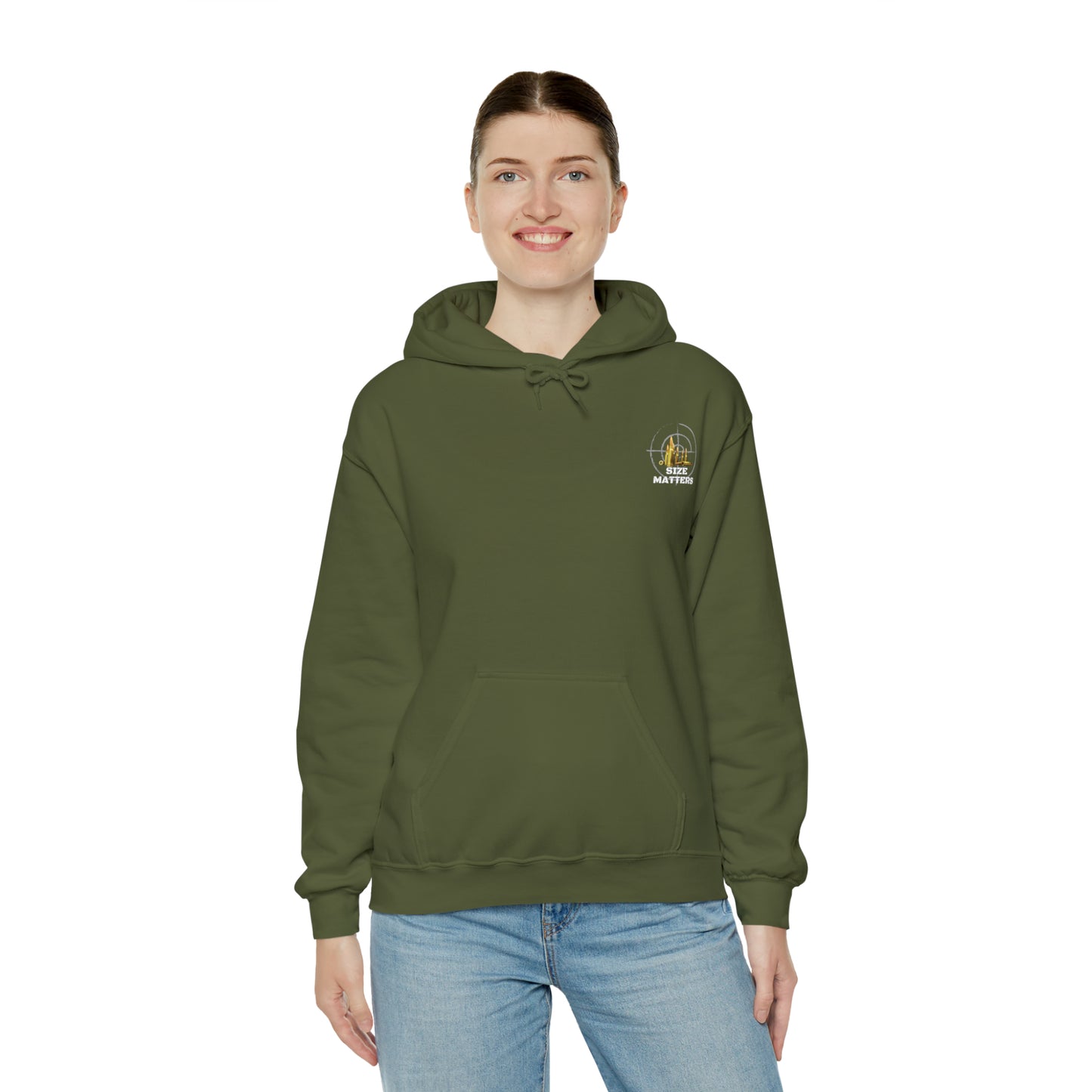 Size Matters - Unisex Heavy Blend™ Hooded Sweatshirt