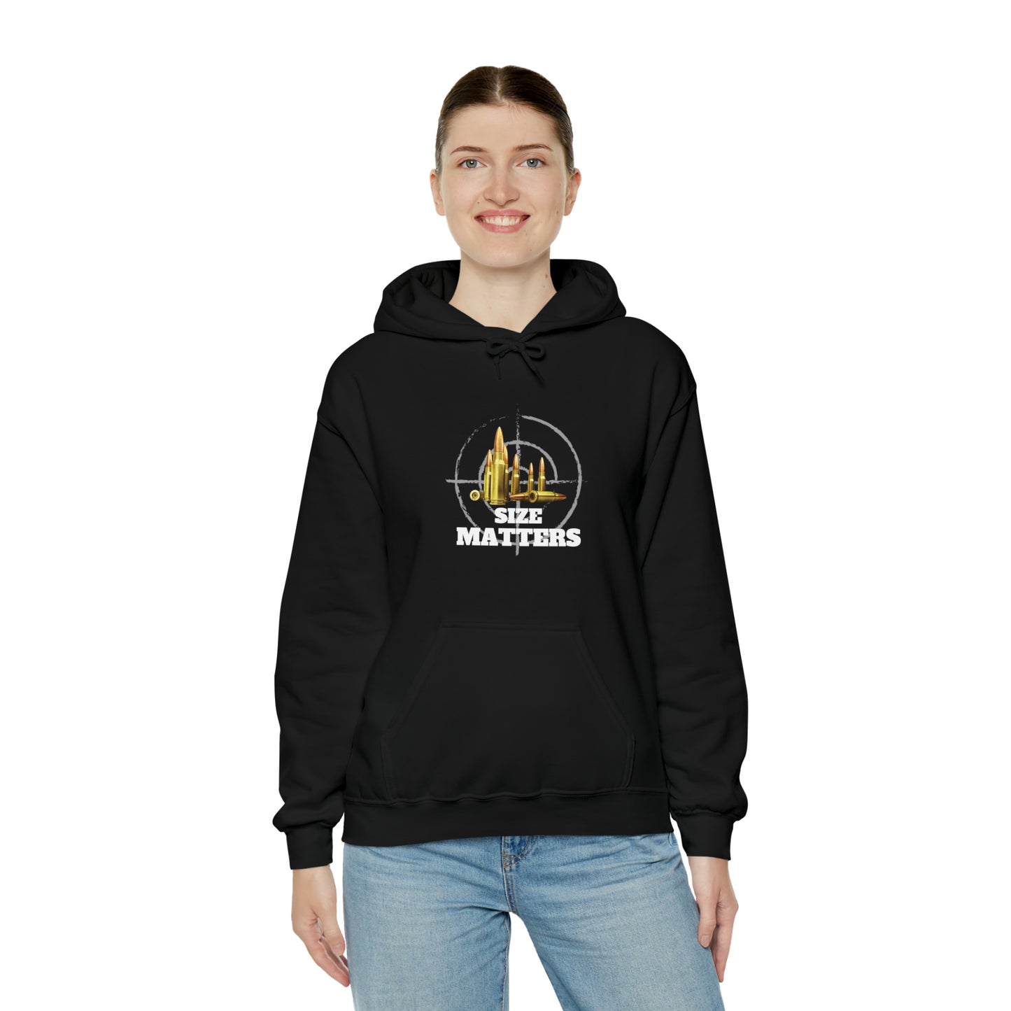 Size Matters - Unisex Heavy Blend™ Hooded Sweatshirt