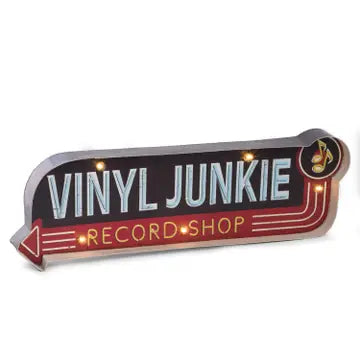 Vinyl Junkie Sign