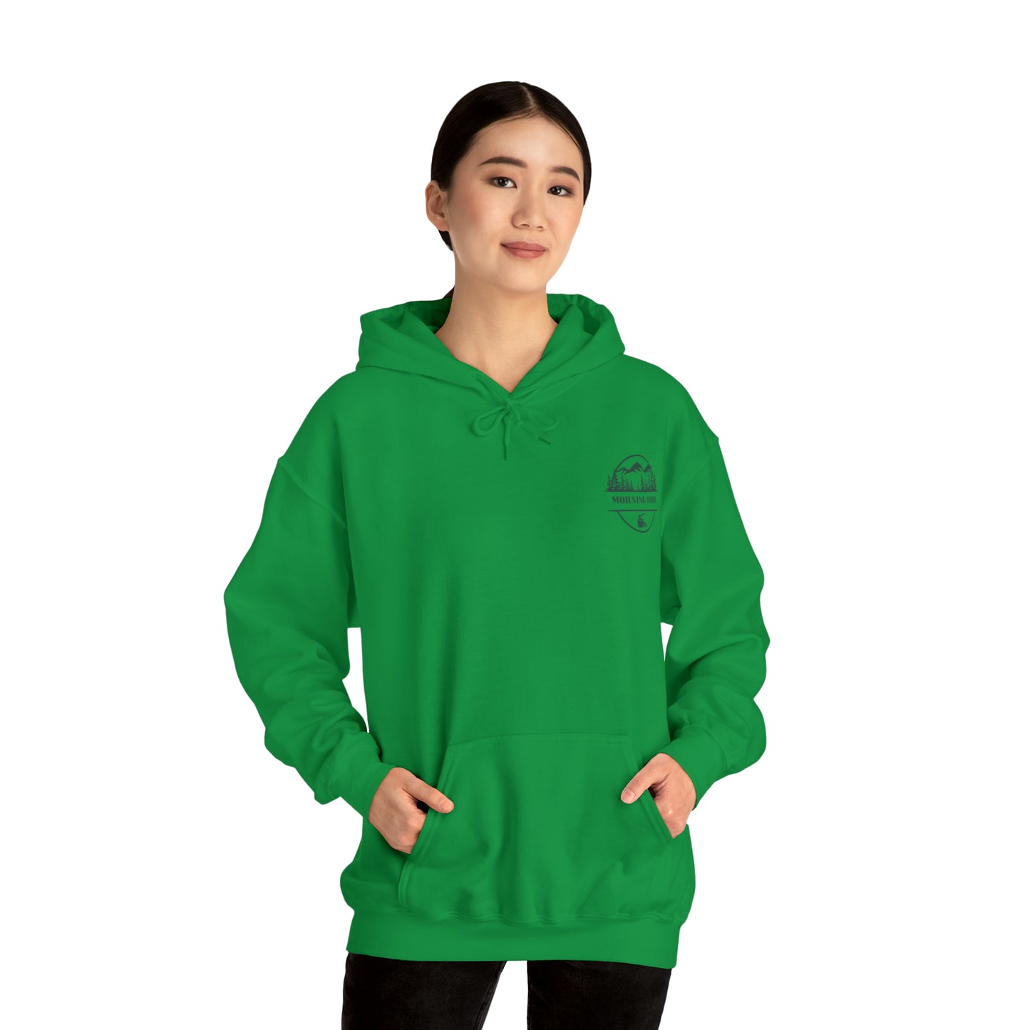 Morning Wood Camping Hoodie - Unisex Heavy Blend™ Hooded Sweatshirt
