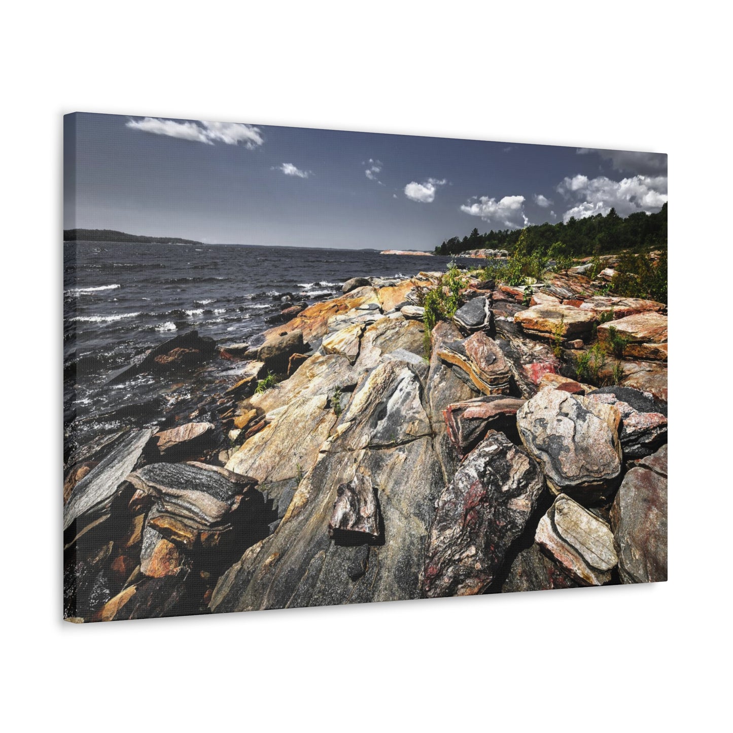 Georgian Bay Landscape Parry Sound Ontario - Canvas