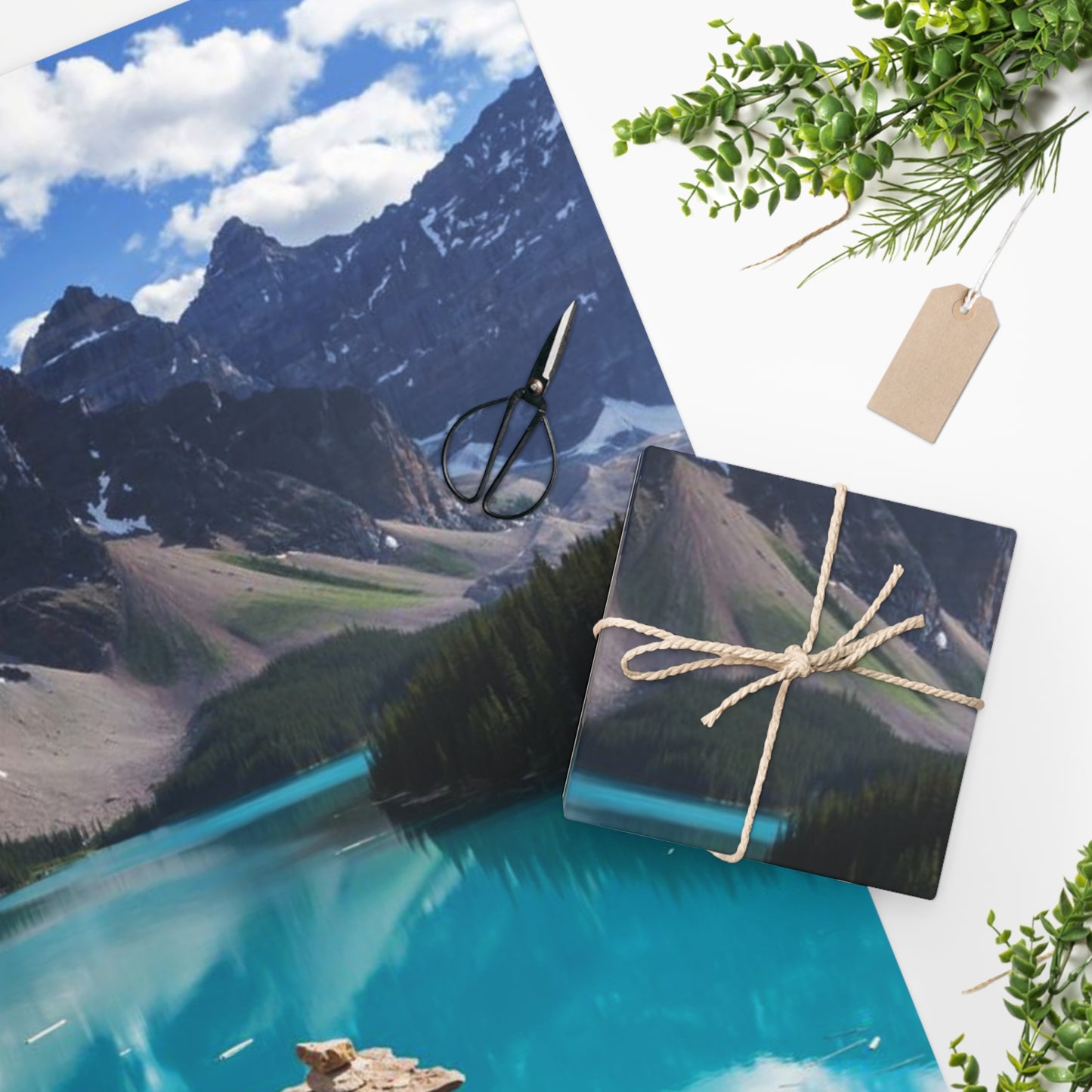 Moraine Lake Alberta Wrapping Paper