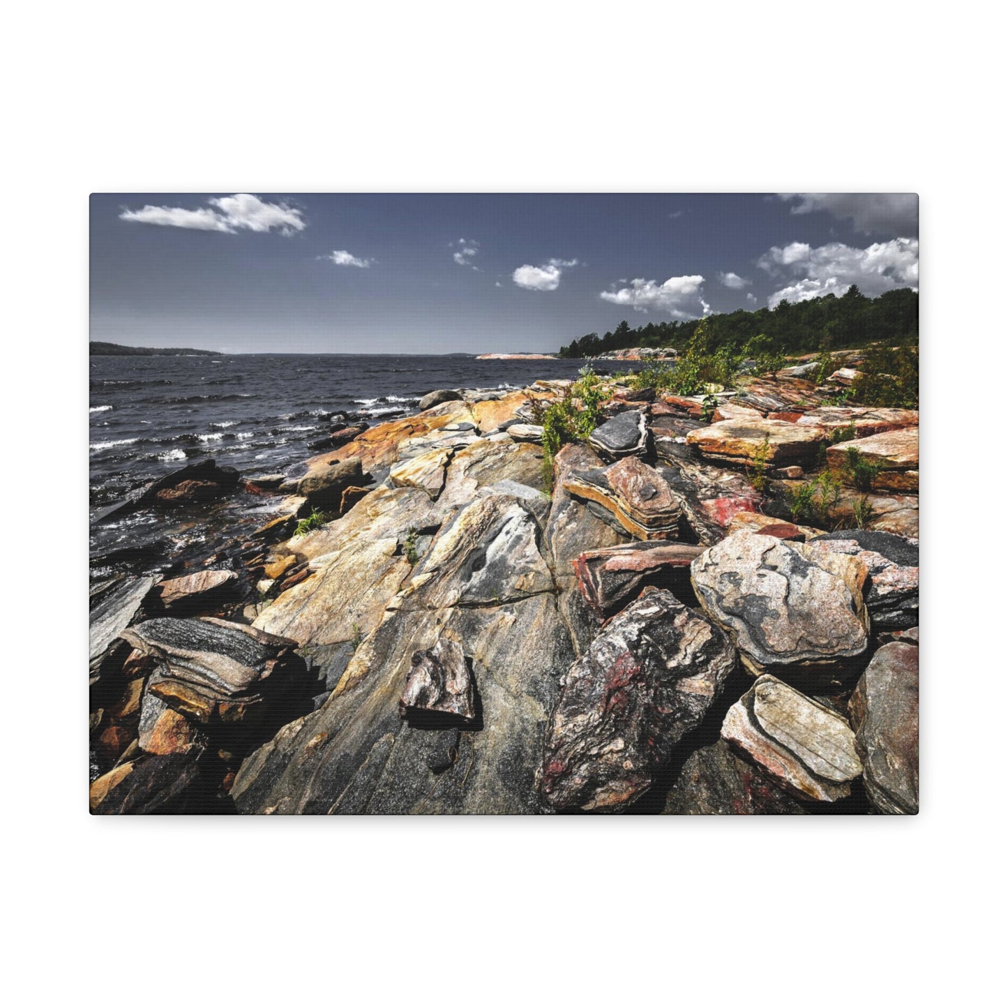 Georgian Bay Landscape Parry Sound Ontario - Canvas