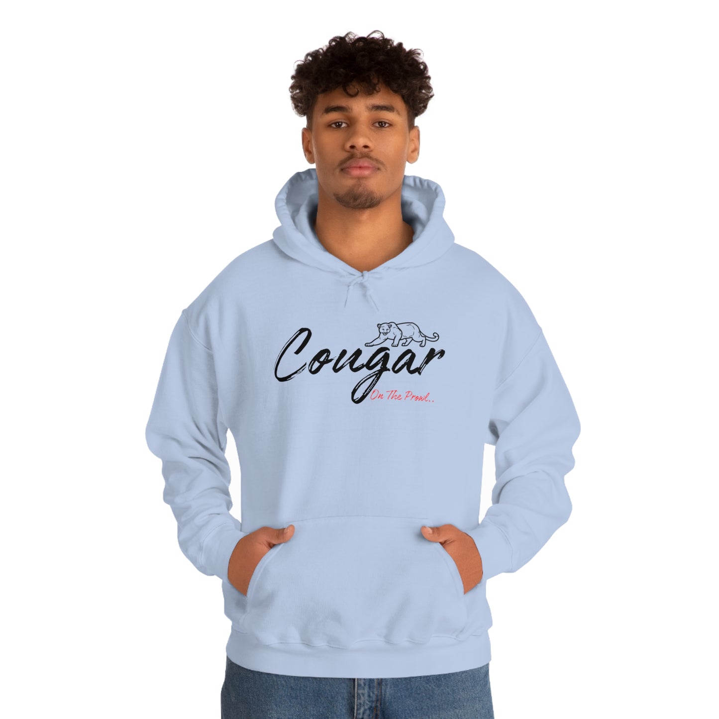 Unisex Heavy Blend™ Hooded Sweatshirt - Cougar on the Prowl