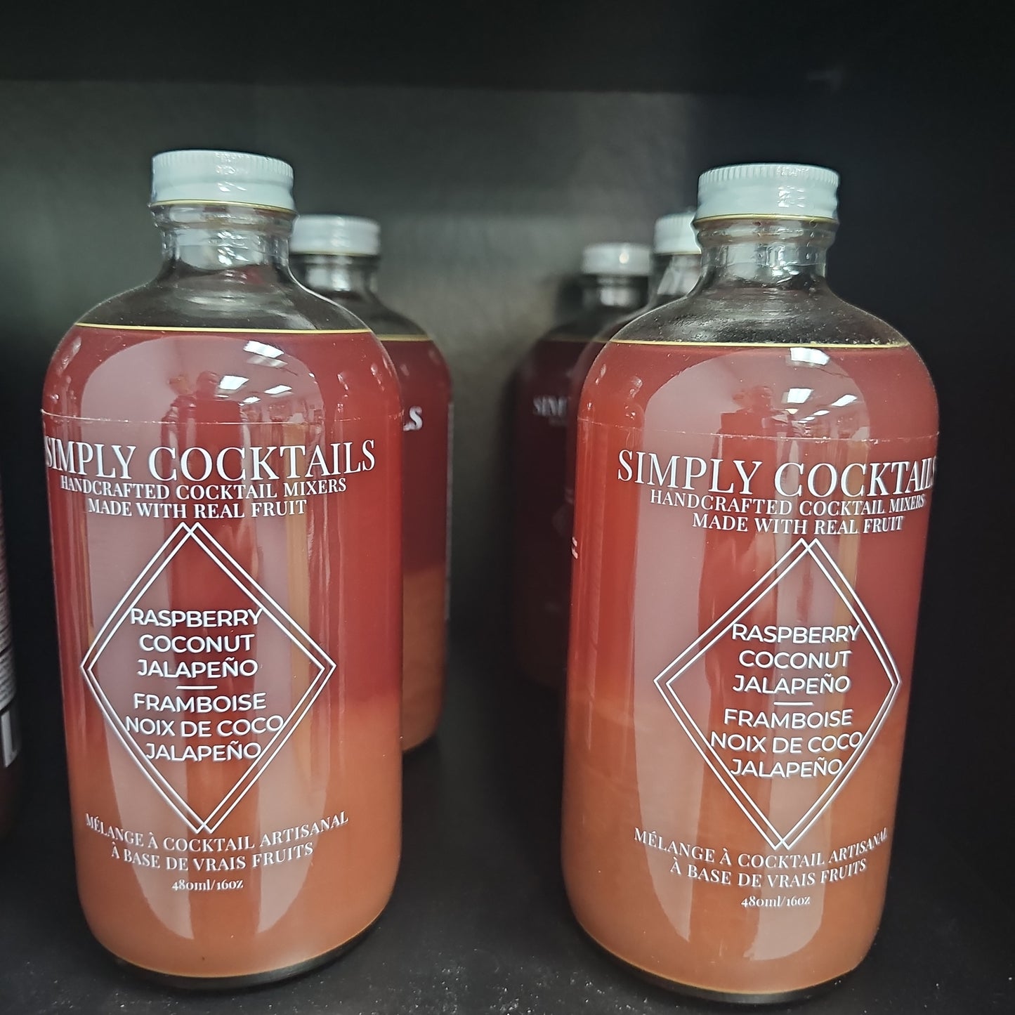 Simply Cocktails Raspberry Coconut Jalapeno 480Ml