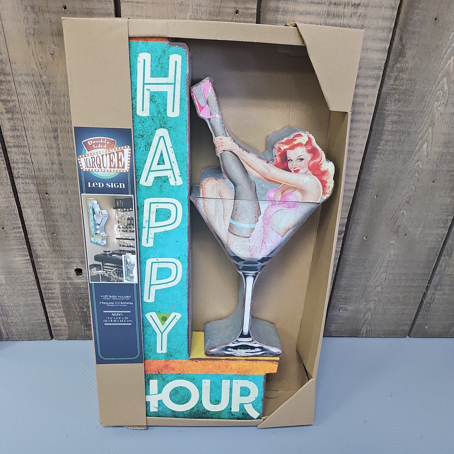 Happy Hour Marquee LED Sign