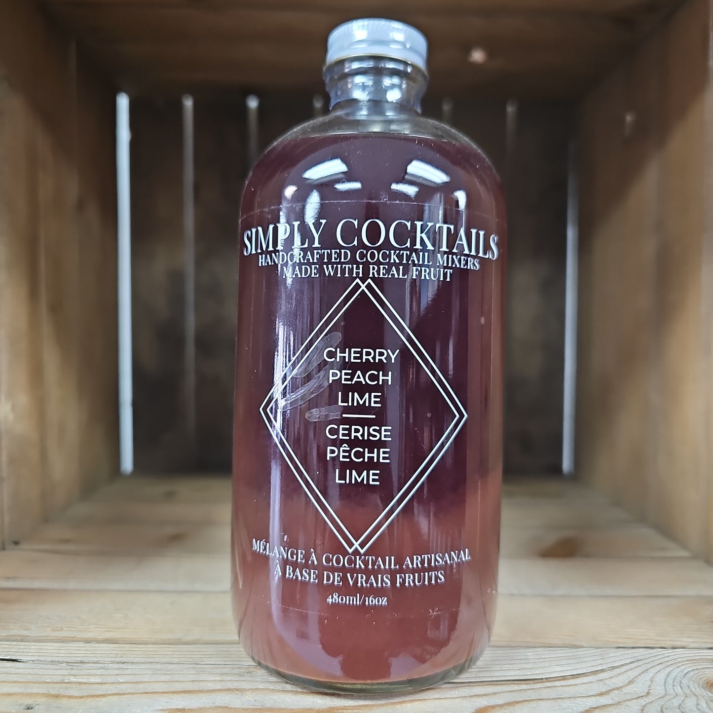 Simply Cocktails Cherry Peach Lime Mixer 480ml 🇨🇦