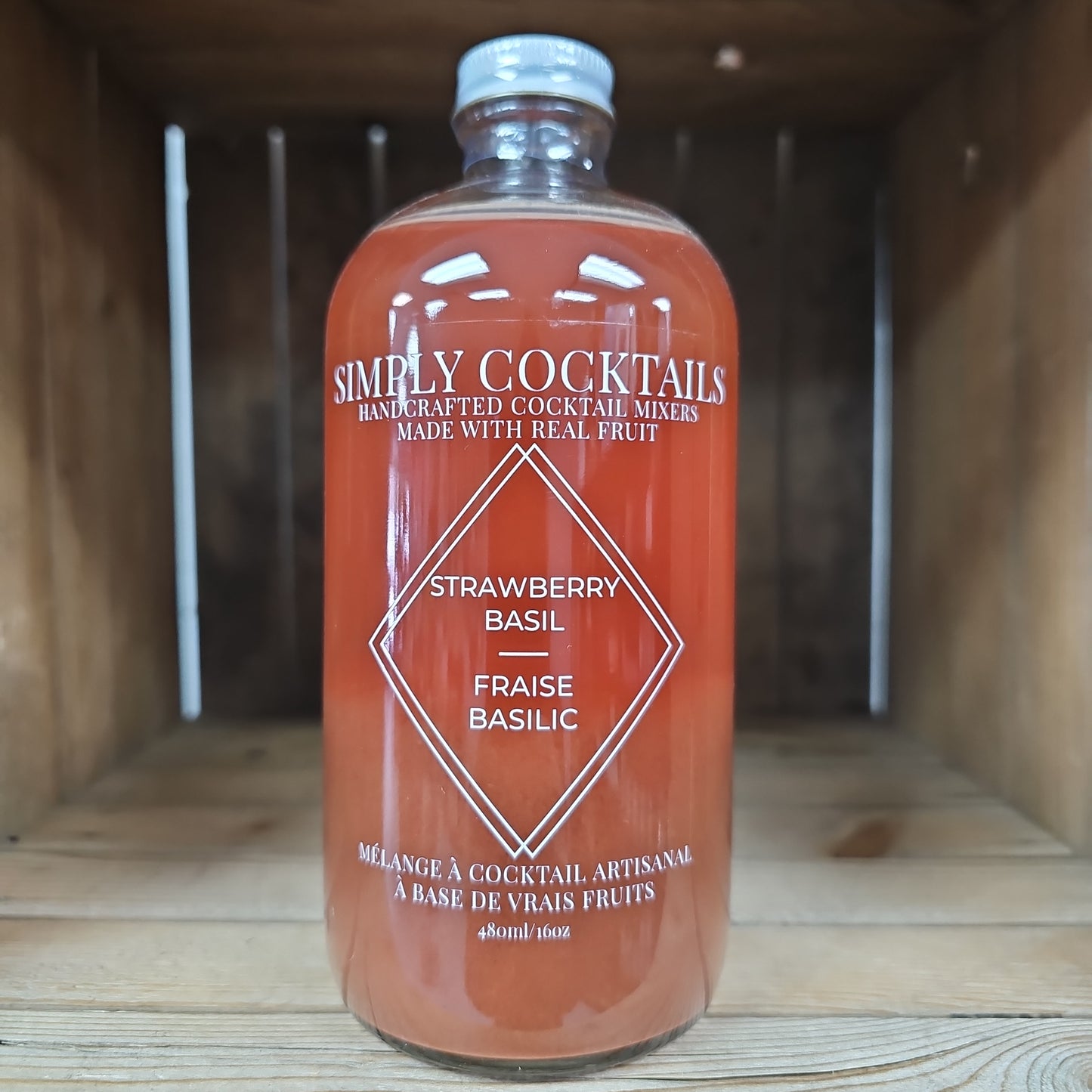Simply Cocktails Strawberry Basil Mixer 480ml