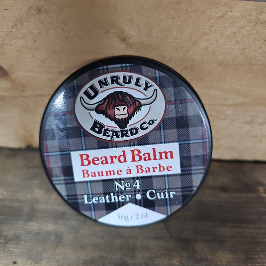 Unruly Beard Leather No.4 Beard Balm