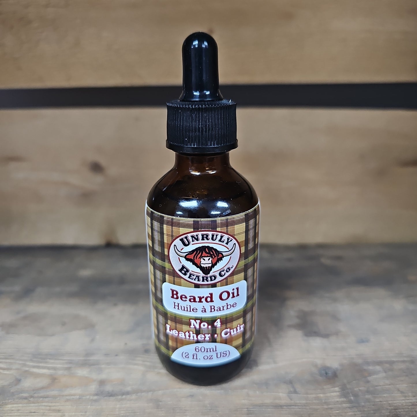 Unruly Beard Leather No.4  Beard Oil