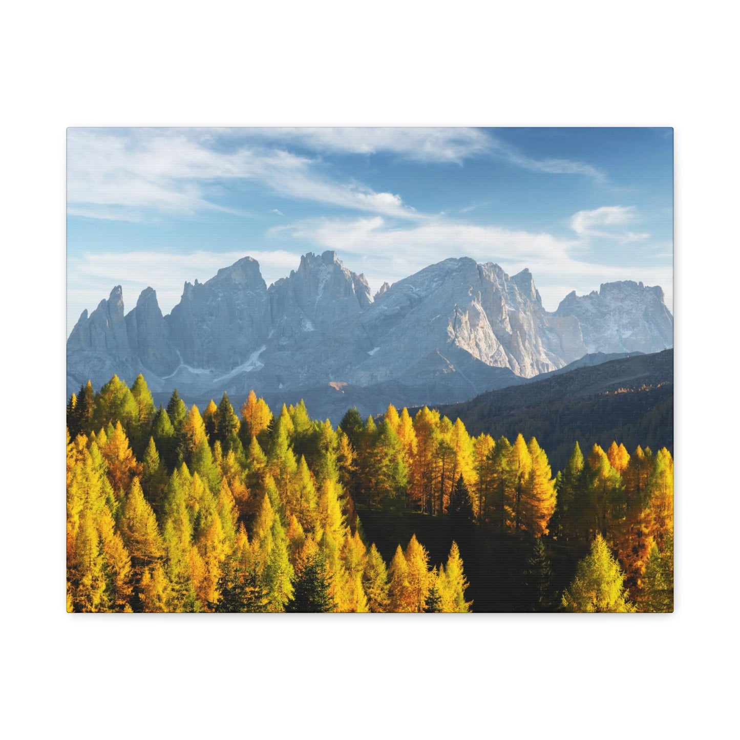 Incredible Fall View Valfred Valley Italy - Canvas