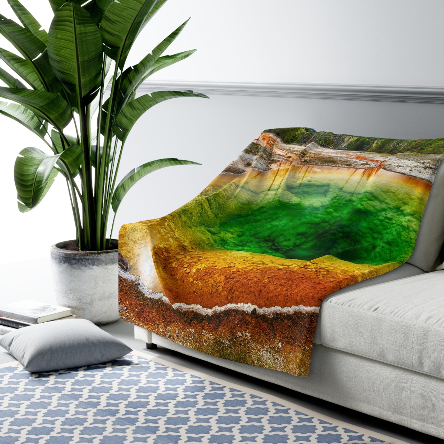 Yellowstone Sherpa Fleece Blanket