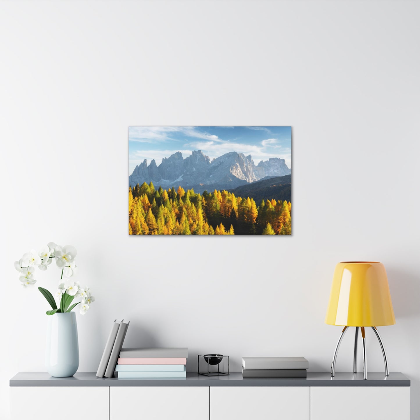 Incredible Fall View Valfred Valley Italy - Canvas