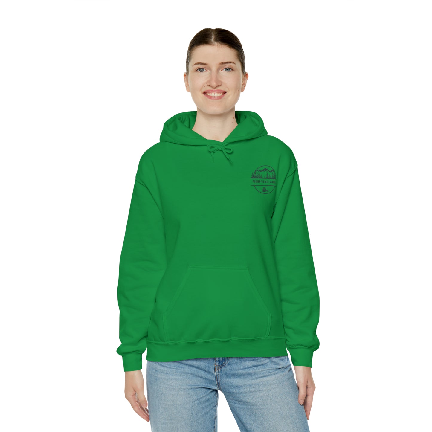 Morning Wood Camping Hoodie - Unisex Heavy Blend™ Hooded Sweatshirt