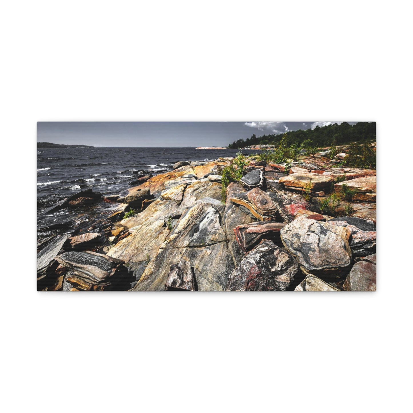 Georgian Bay Landscape Parry Sound Ontario - Canvas