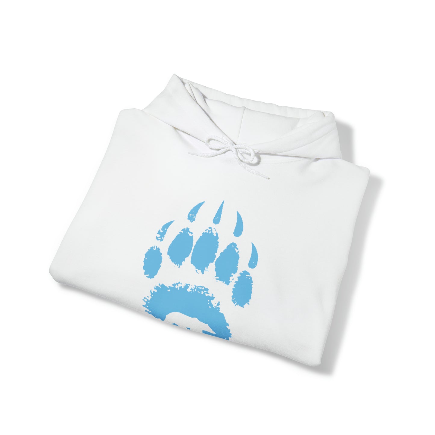 Bear paw blue - Unisex Heavy Blend™ Hooded Sweatshirt