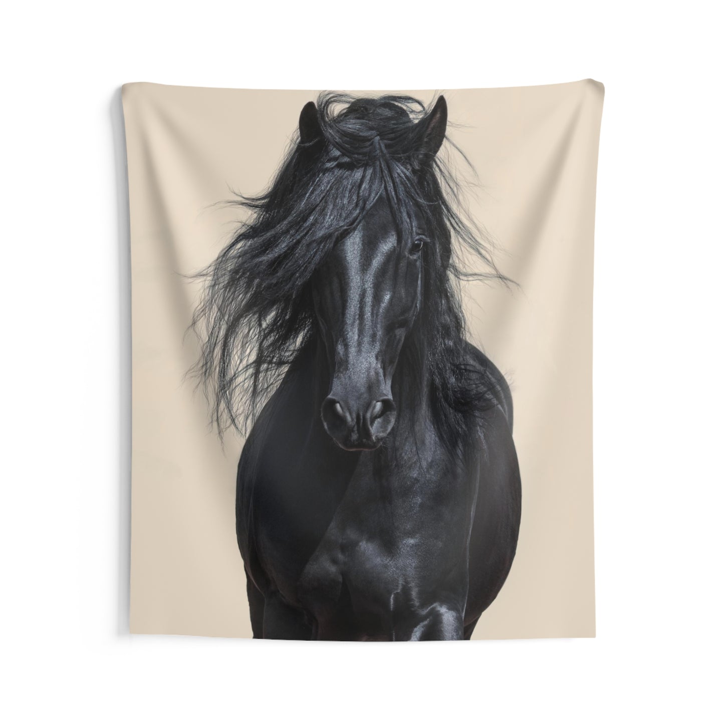 Black Stallion Indoor Wall Tapestries