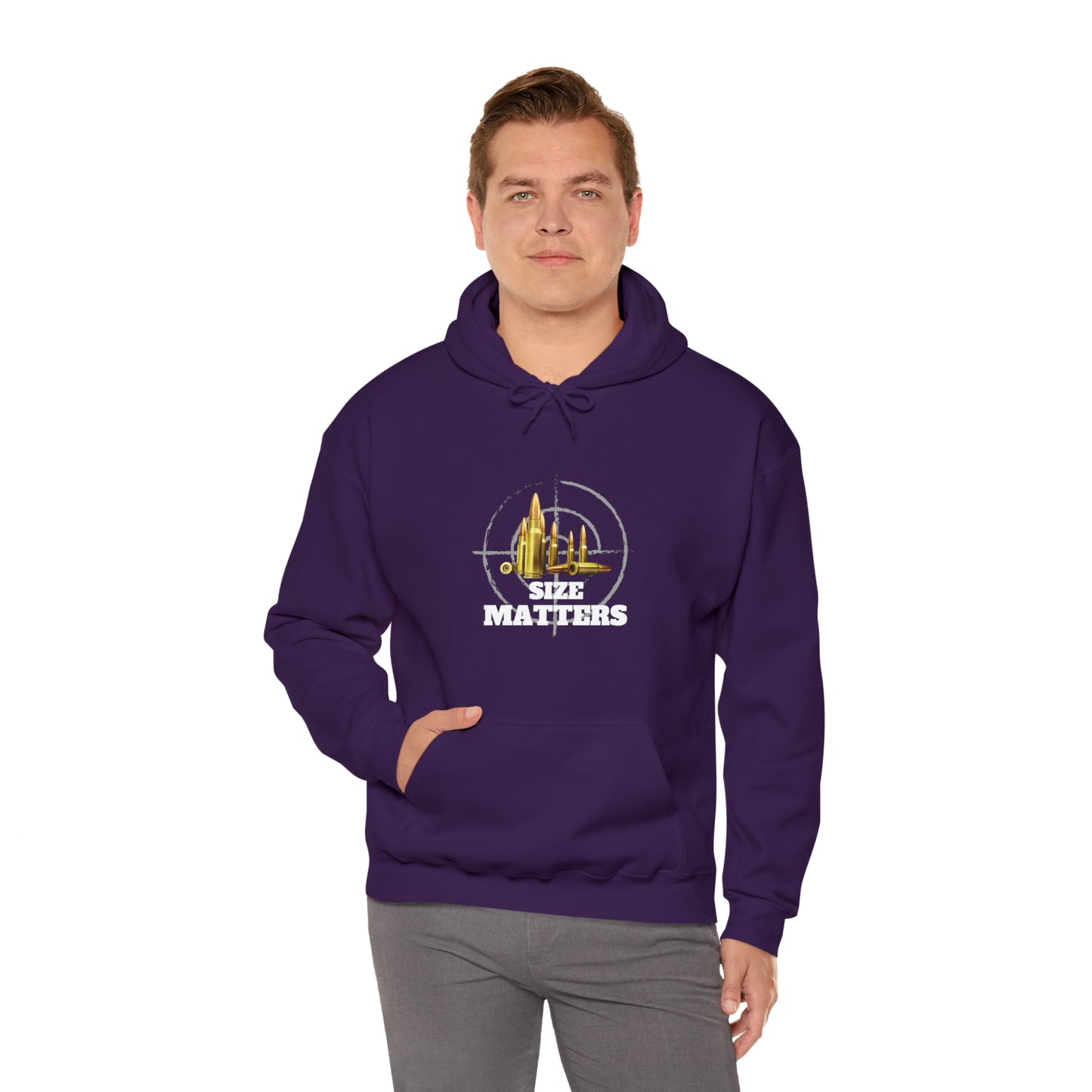 Size Matters - Unisex Heavy Blend™ Hooded Sweatshirt