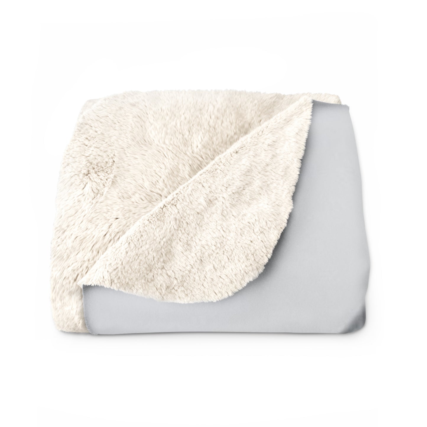 White Horse Sherpa Fleece Blanket