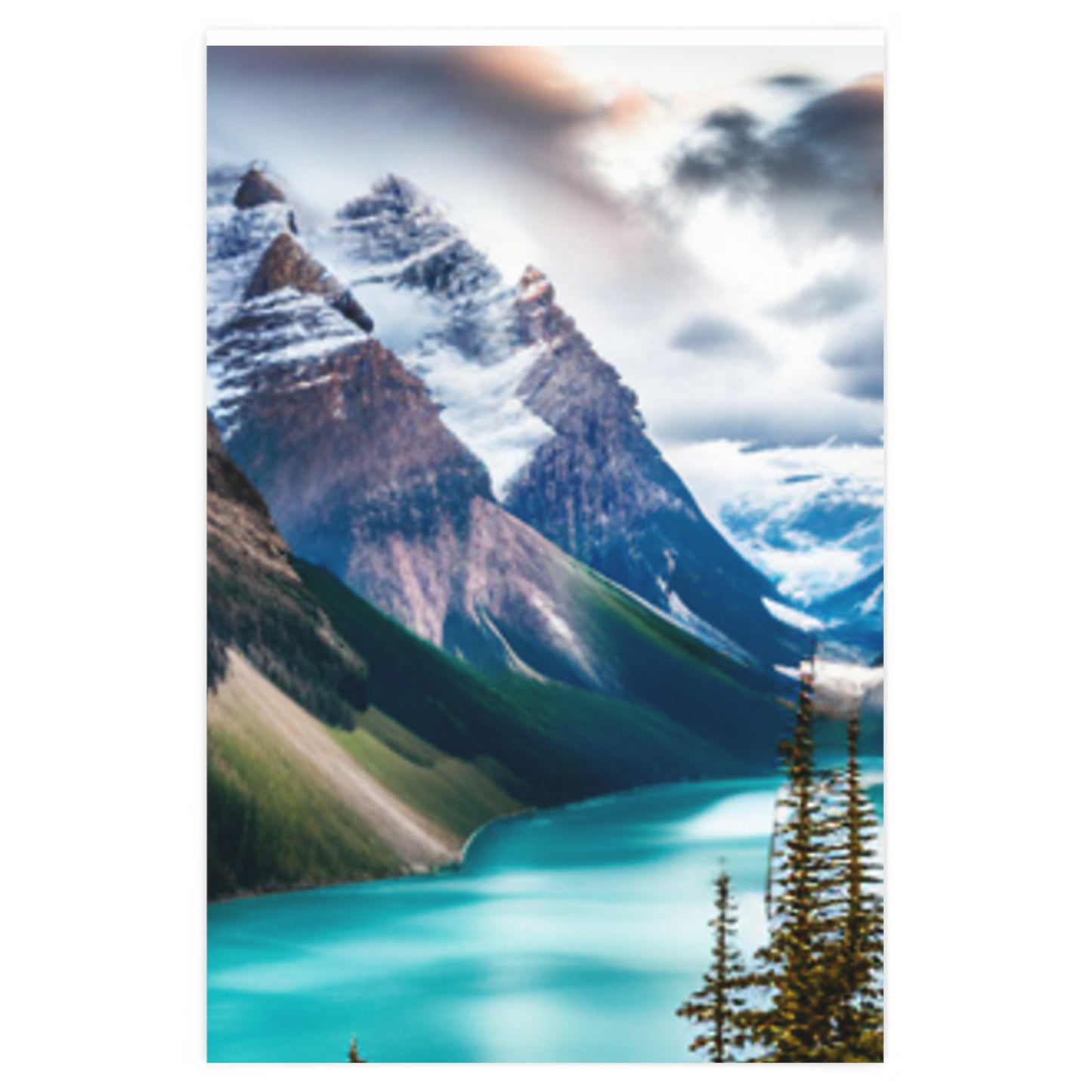Alberta Mountains Wrapping Paper