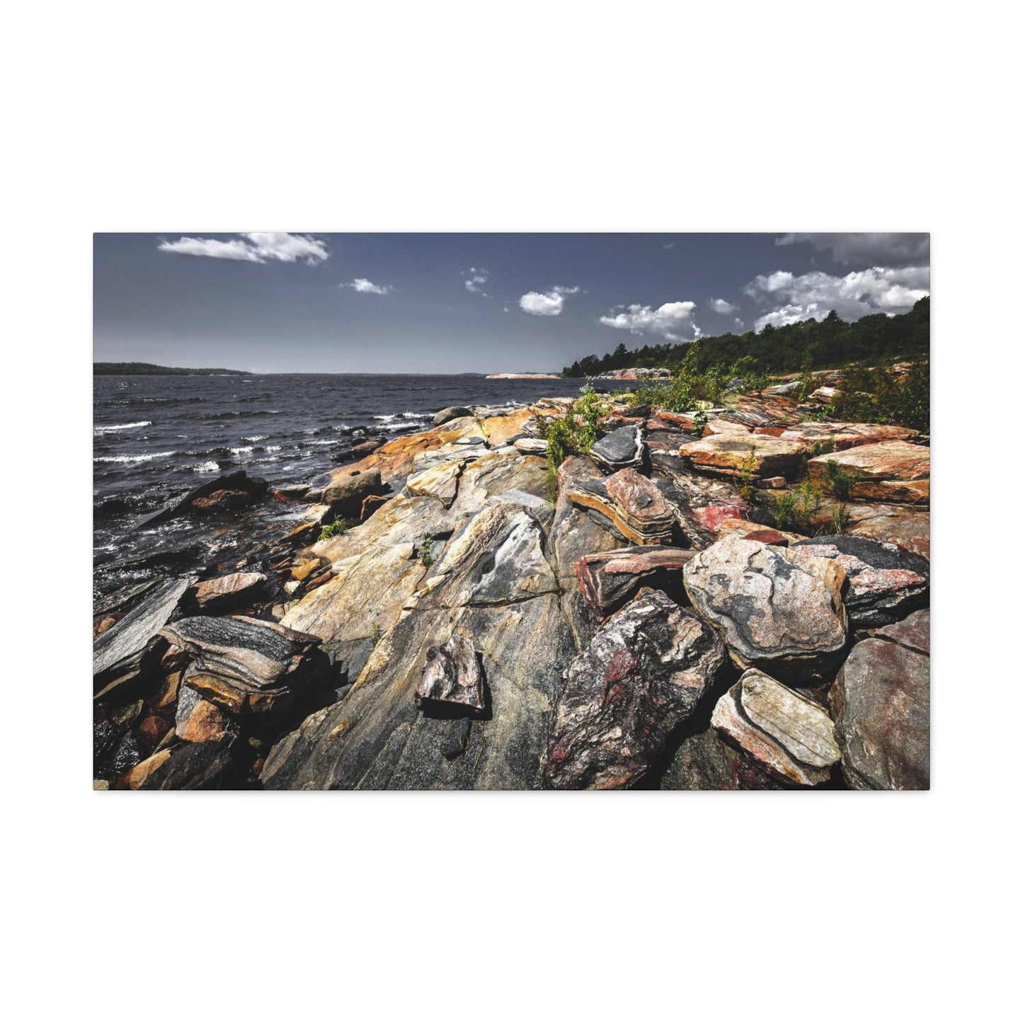 Georgian Bay Landscape Parry Sound Ontario - Canvas