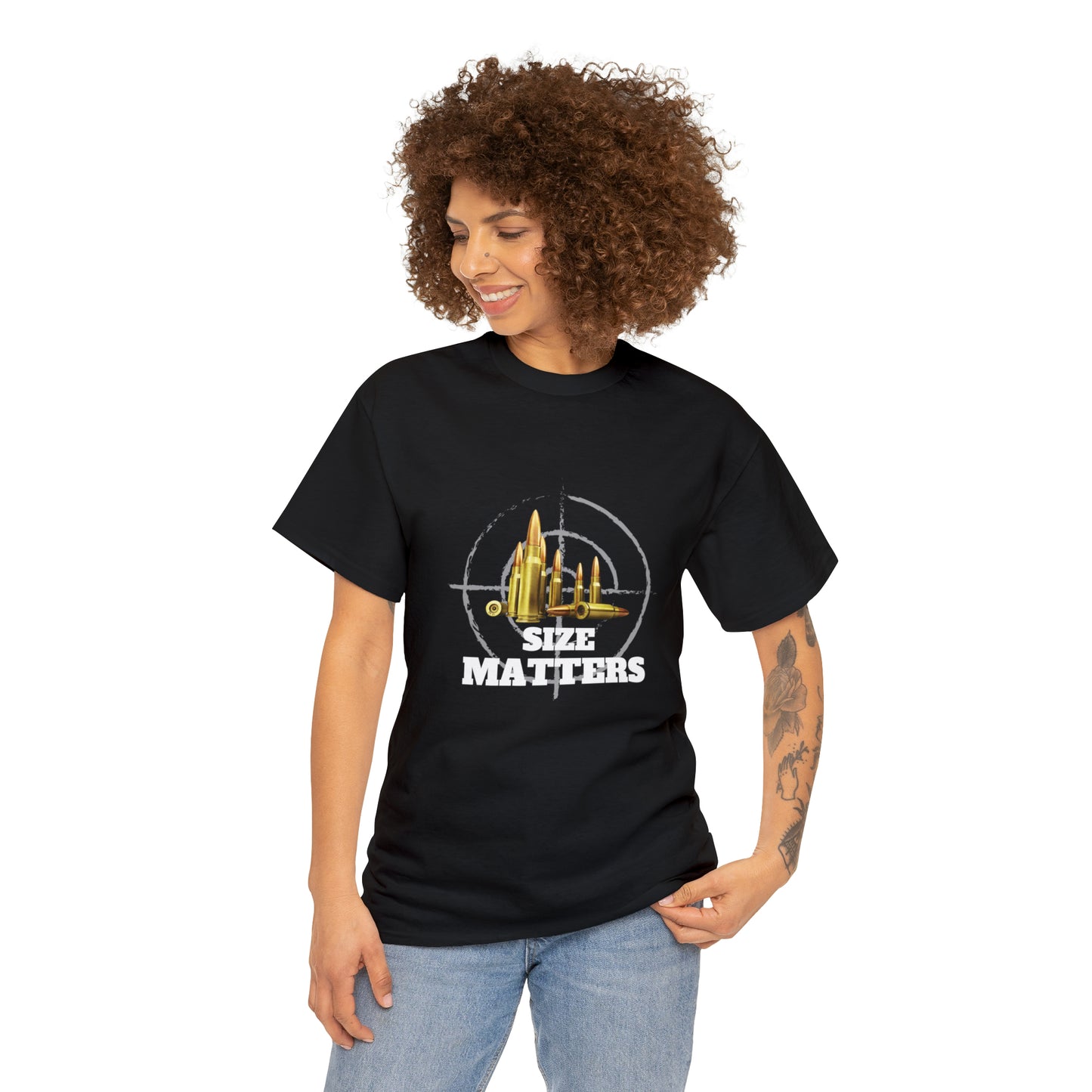 Size Matters - Unisex Heavy Cotton Tee