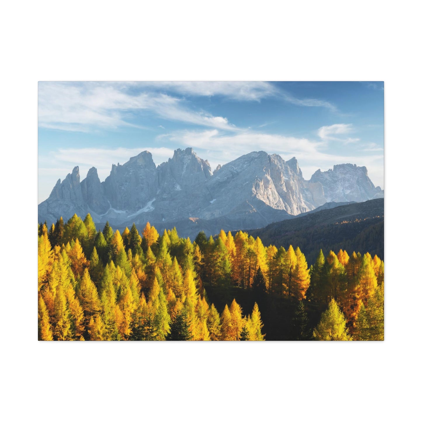 Incredible Fall View Valfred Valley Italy - Canvas