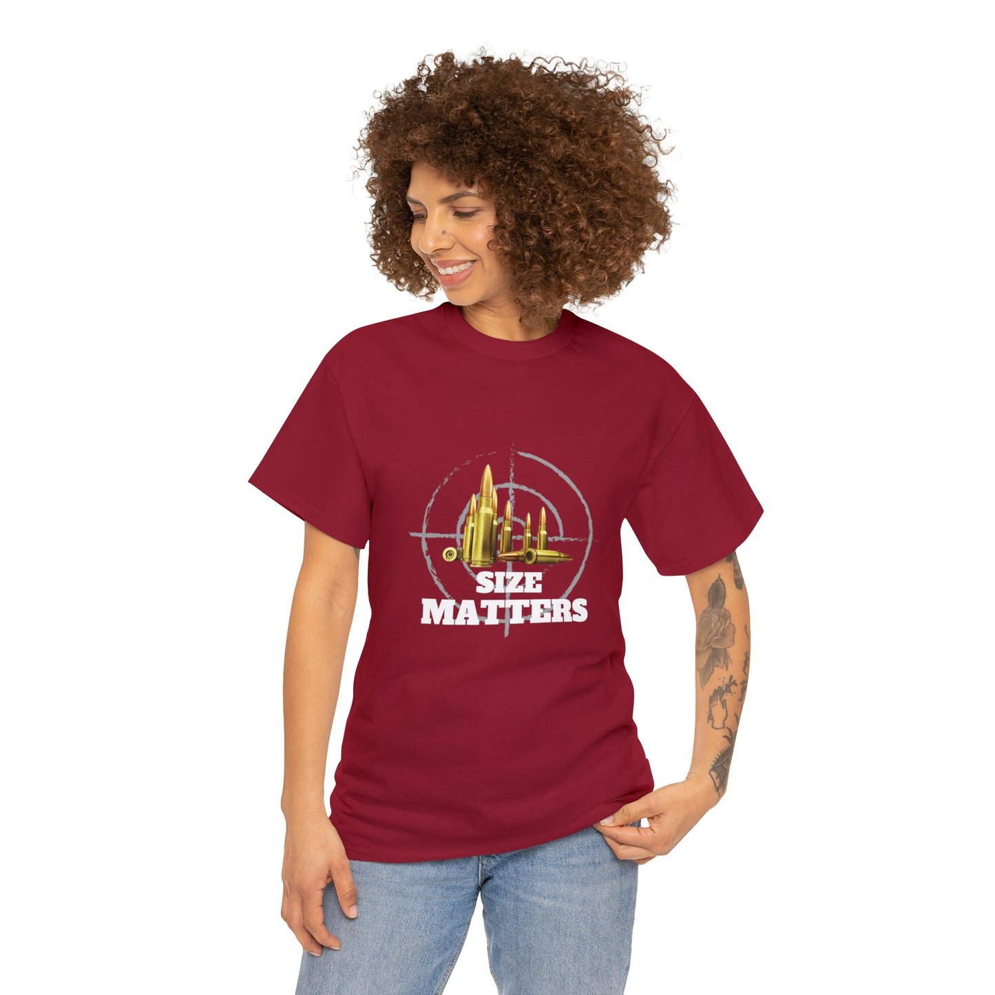 Size Matters - Unisex Heavy Cotton Tee