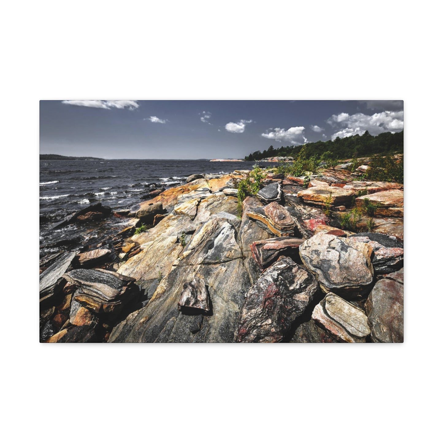 Georgian Bay Landscape Parry Sound Ontario - Canvas