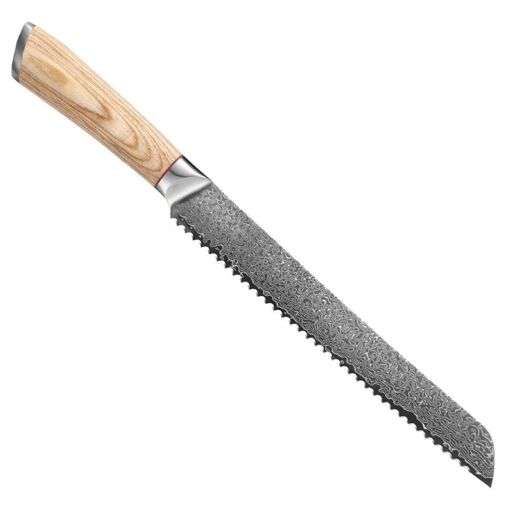 V-Gold 67-Layer Damascus Kitchen Knife – Stainless Steel Chef, Cleaver & Utility Knife