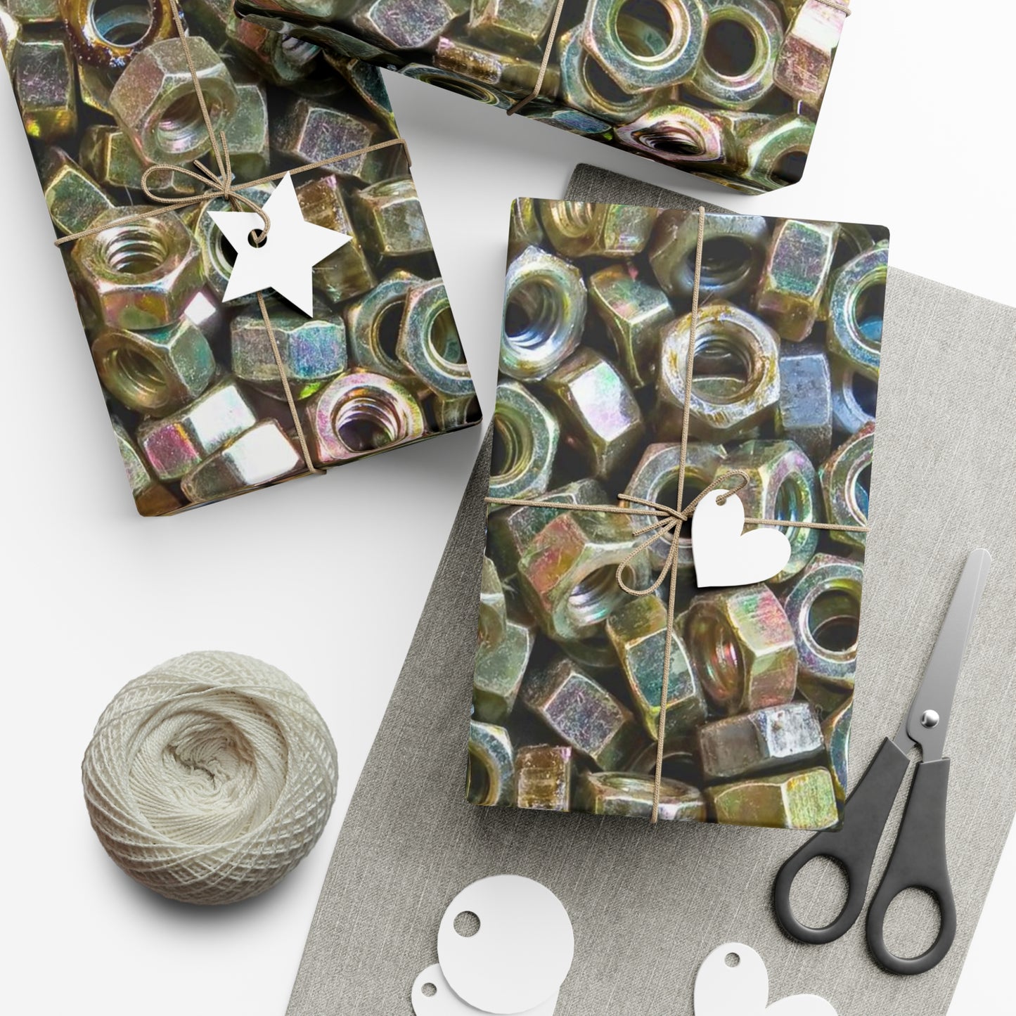 Bolt Pattern Gift Wrap Papers