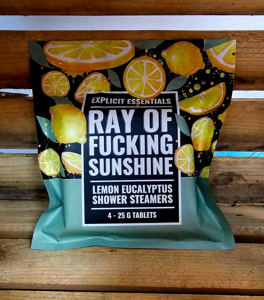 Ray of Fucking Sunshine Shower Steamers by Explicit Essentials