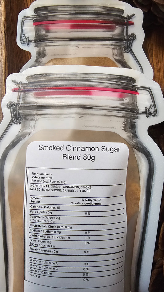 smoked cinnamon sugar 80g