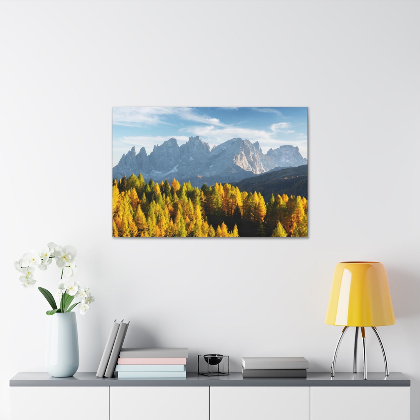 Incredible Fall View Valfred Valley Italy - Canvas