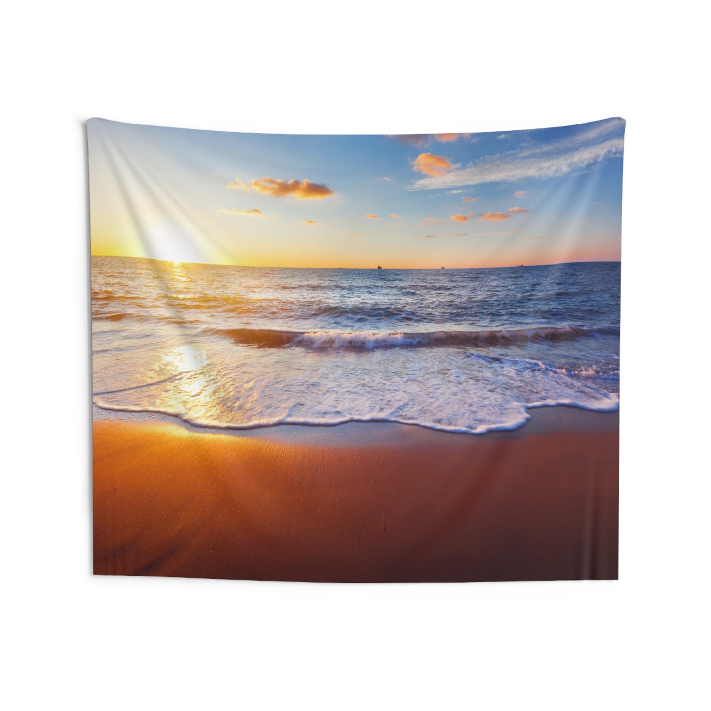 Beach Sunset Indoor Wall Tapestries