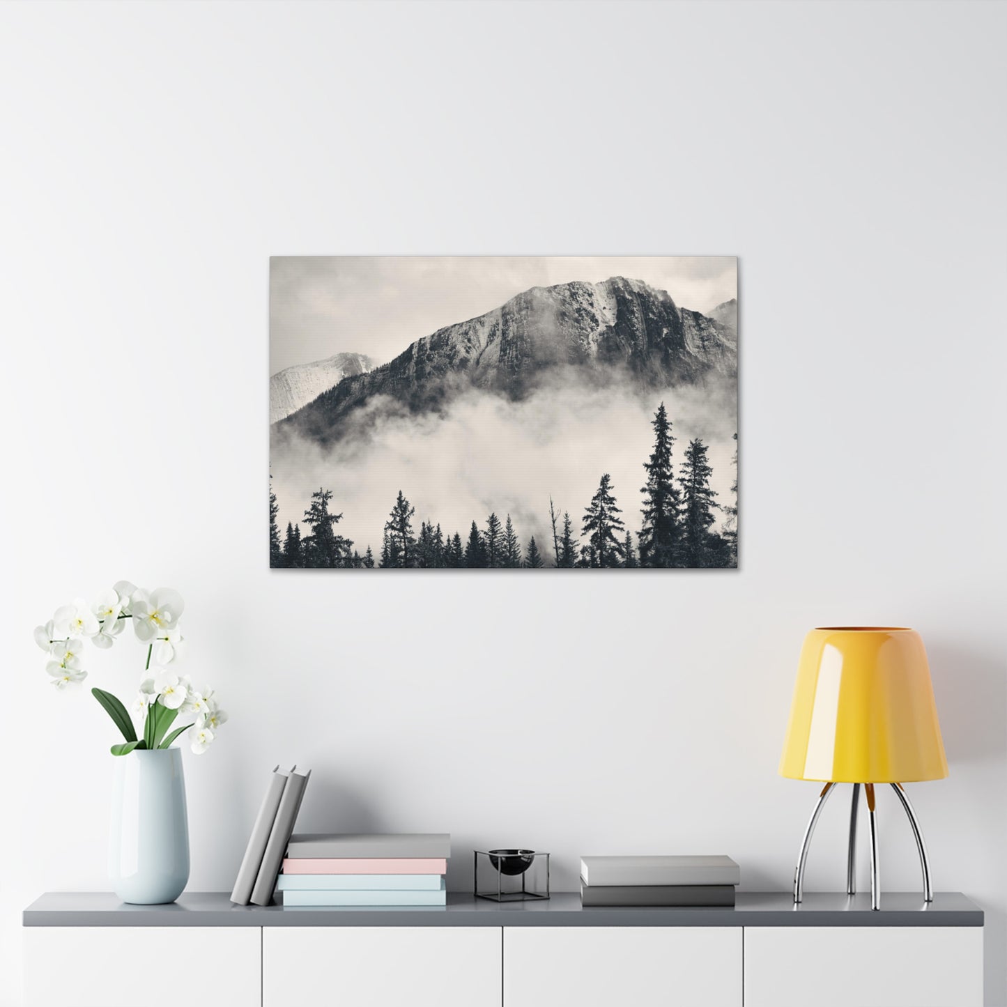 Banff National Park Smoky Mountains - Canvas