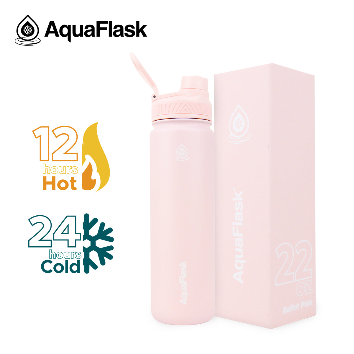 AquaFlask Original Vacuum Insulated Water Bottles 650ml (22oz) aquaflaskcanada