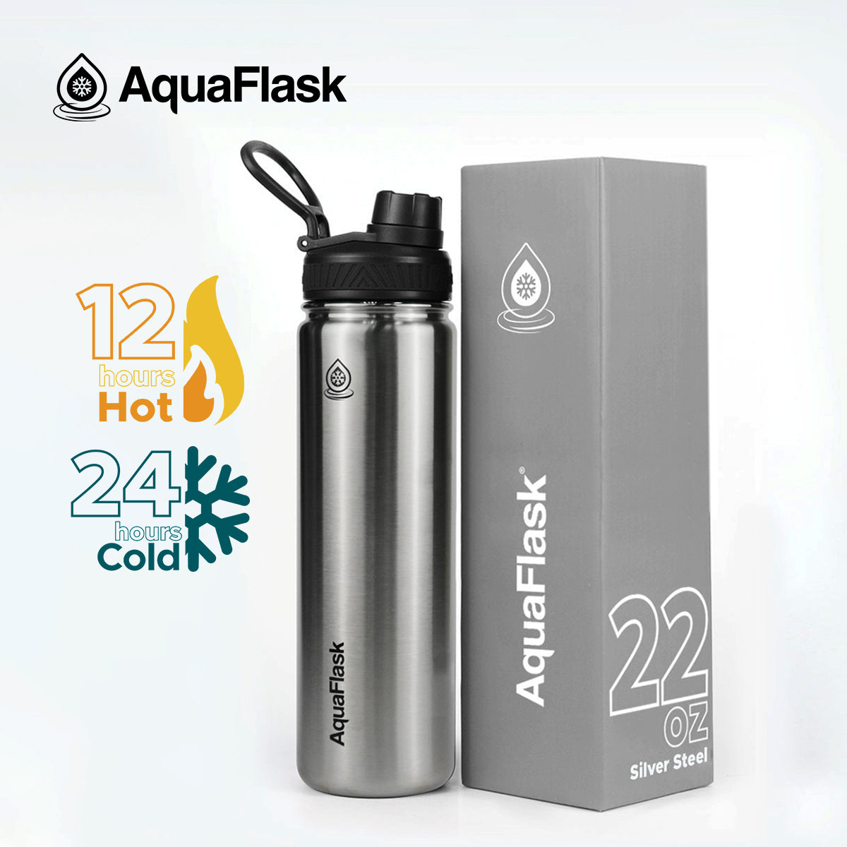 AquaFlask Original Vacuum Insulated Water Bottles 650ml (22oz) aquaflaskcanada