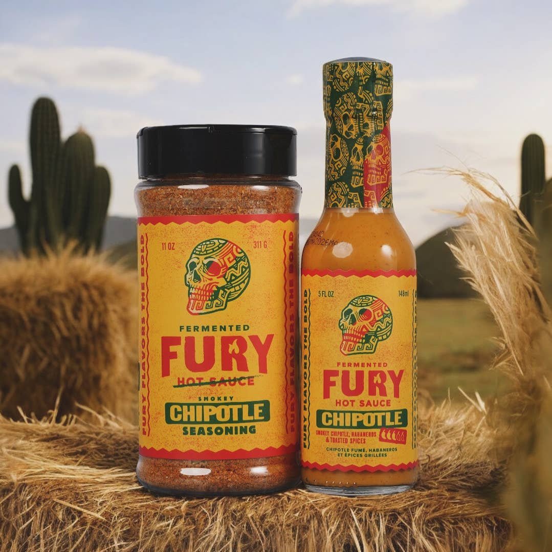 FURY SMOKEY CHIPOTLE - BBQ RUB - SEASONING Fury Hot Sauce