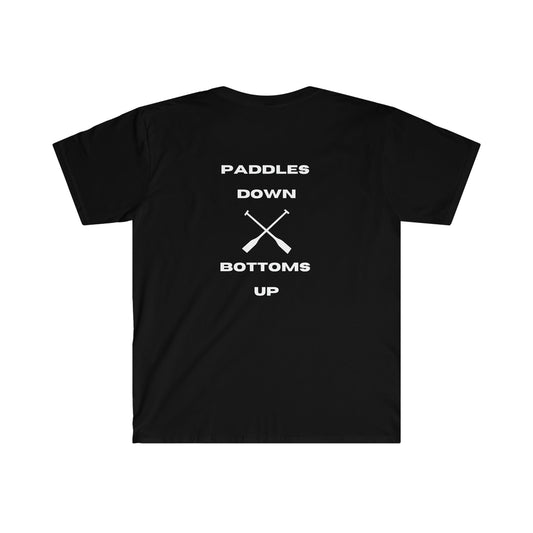 Unisex Soft-Style T-Shirt - Paddles Down Bottoms Up
