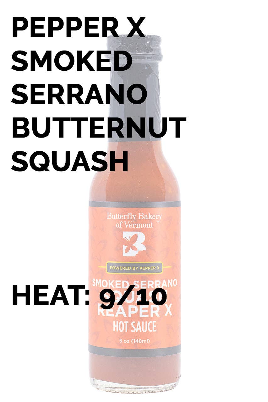 Smoked Serrano Squash Reaper X | Butterfly Bakery Heatonist