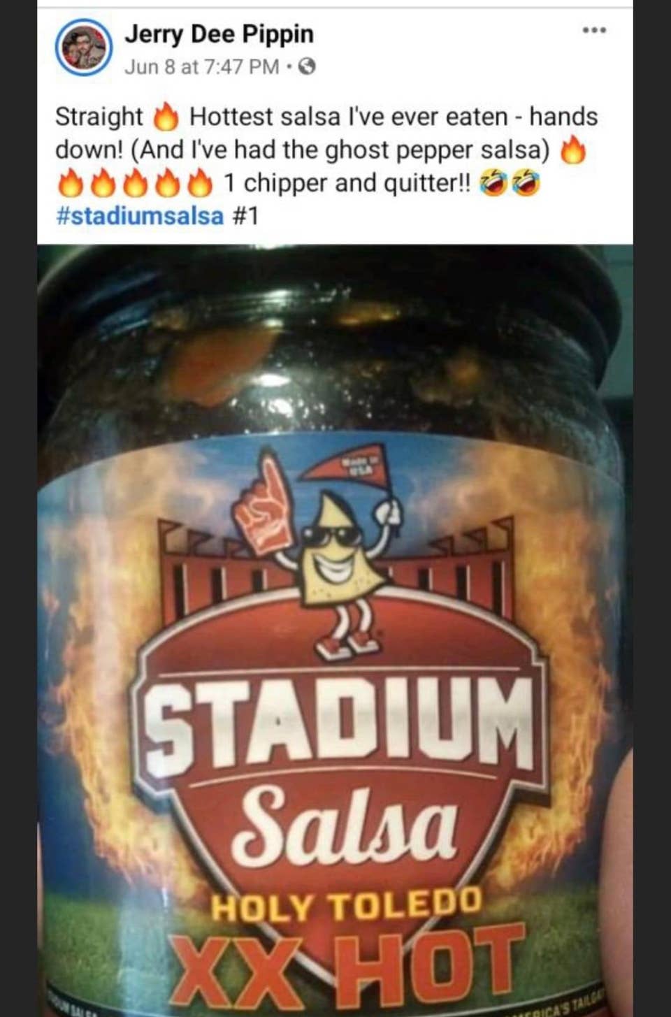12 oz Holy Toledo XXHot Salsa