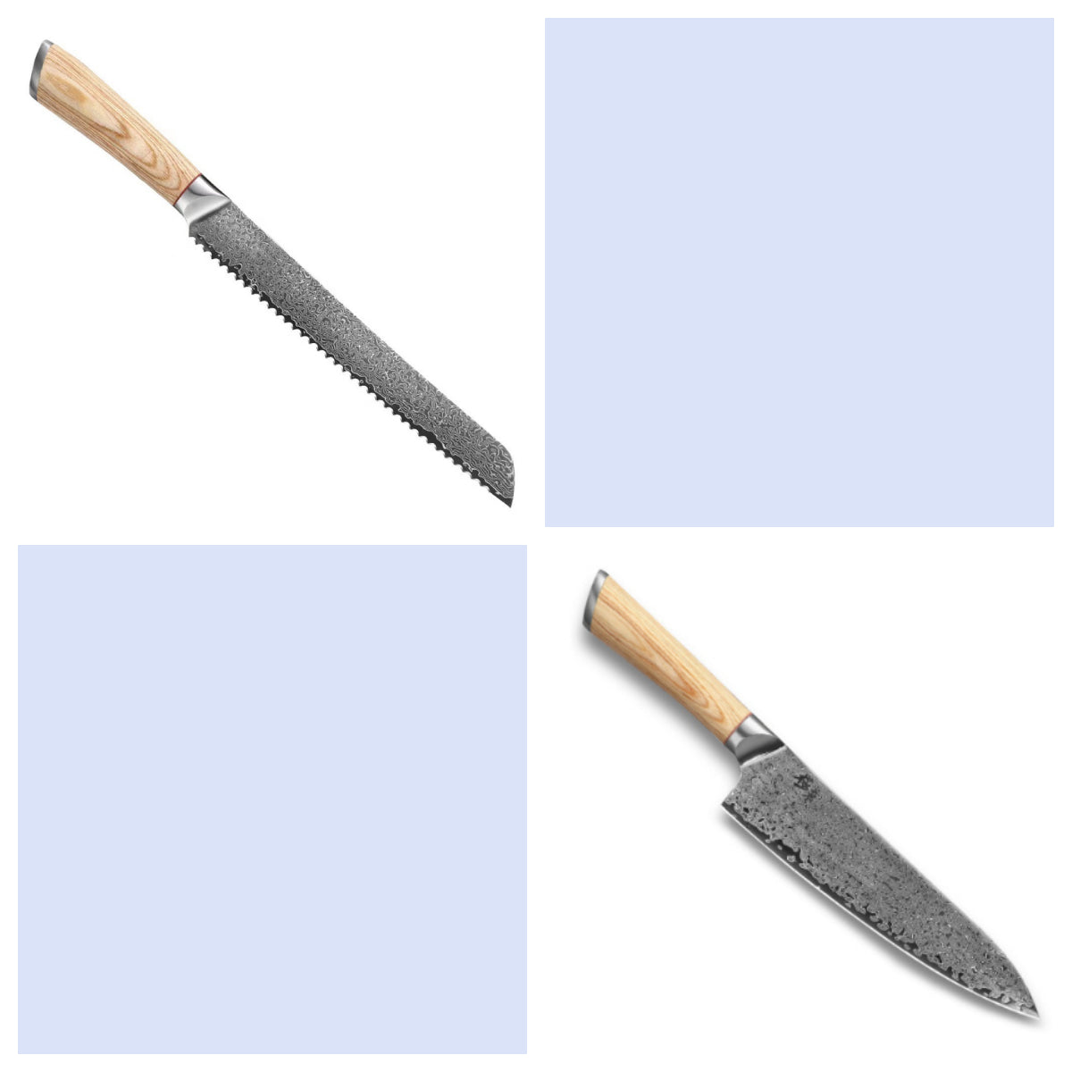 V-Gold 67-Layer Damascus Kitchen Knife – Stainless Steel Chef, Cleaver & Utility Knife