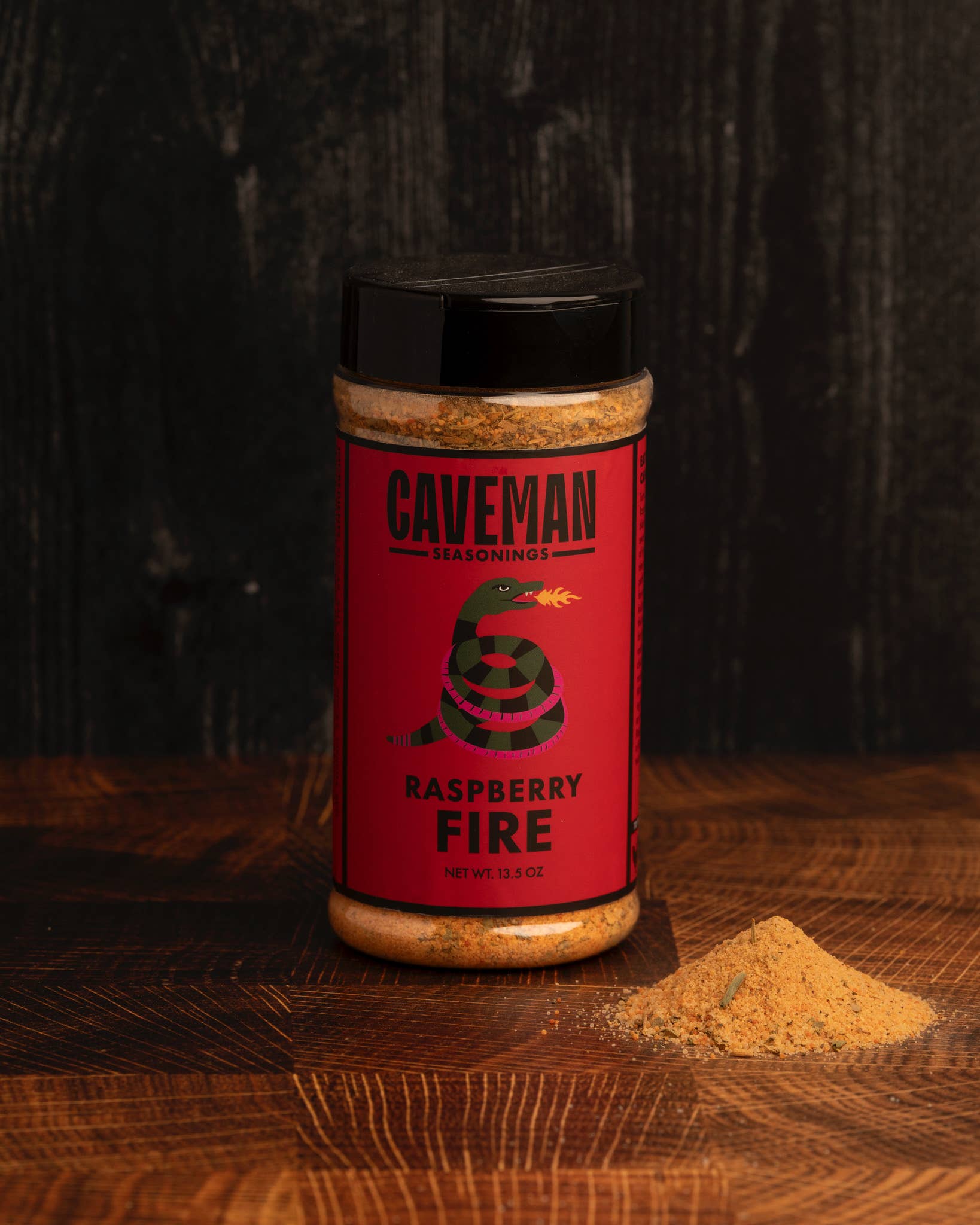 Raspberry Fire Seasoning Rub Caveman Seasonings