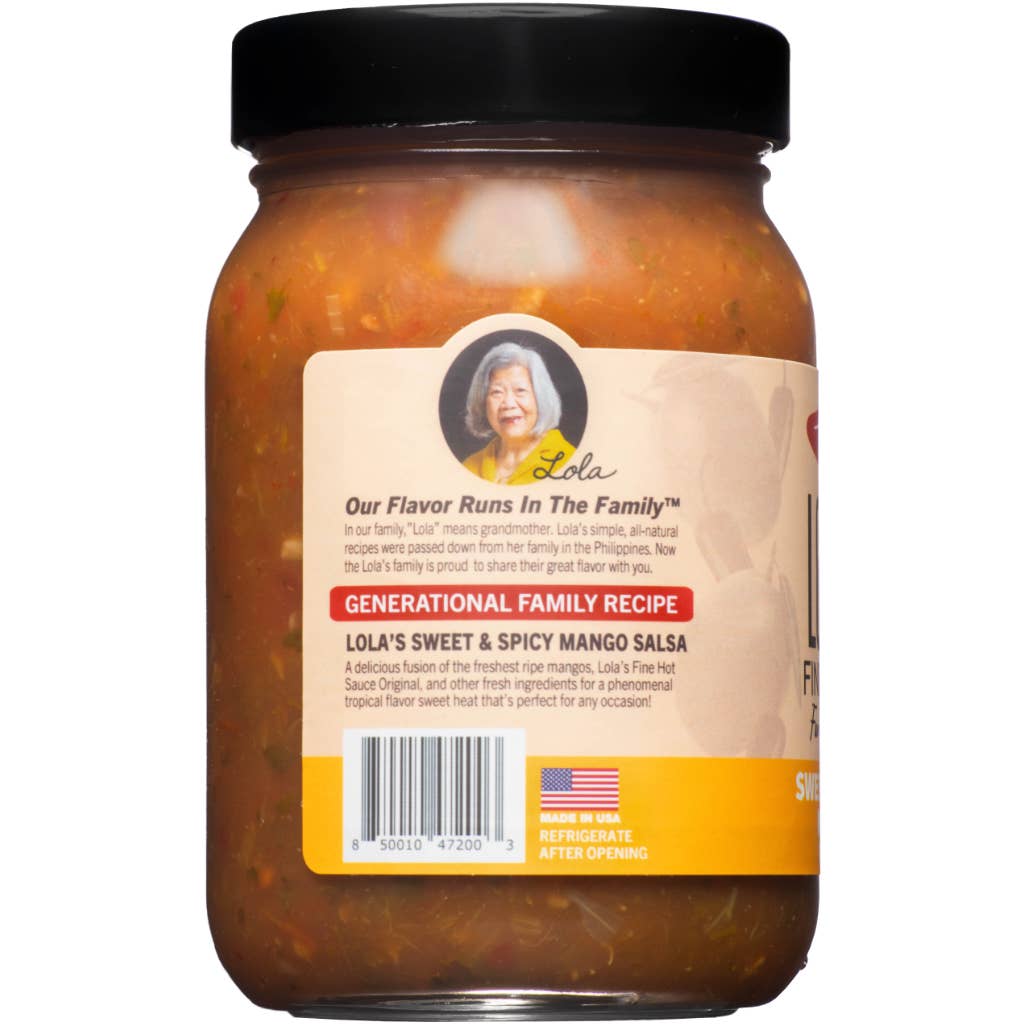 Sweet & Spicy Mango Salsa 16 oz - Mild