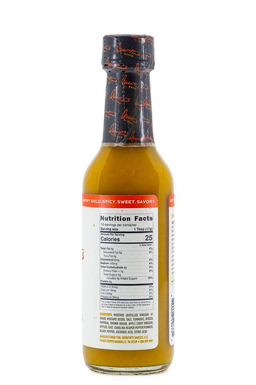 White Hot Mustard Sauce | Quentin's Sauce Heatonist