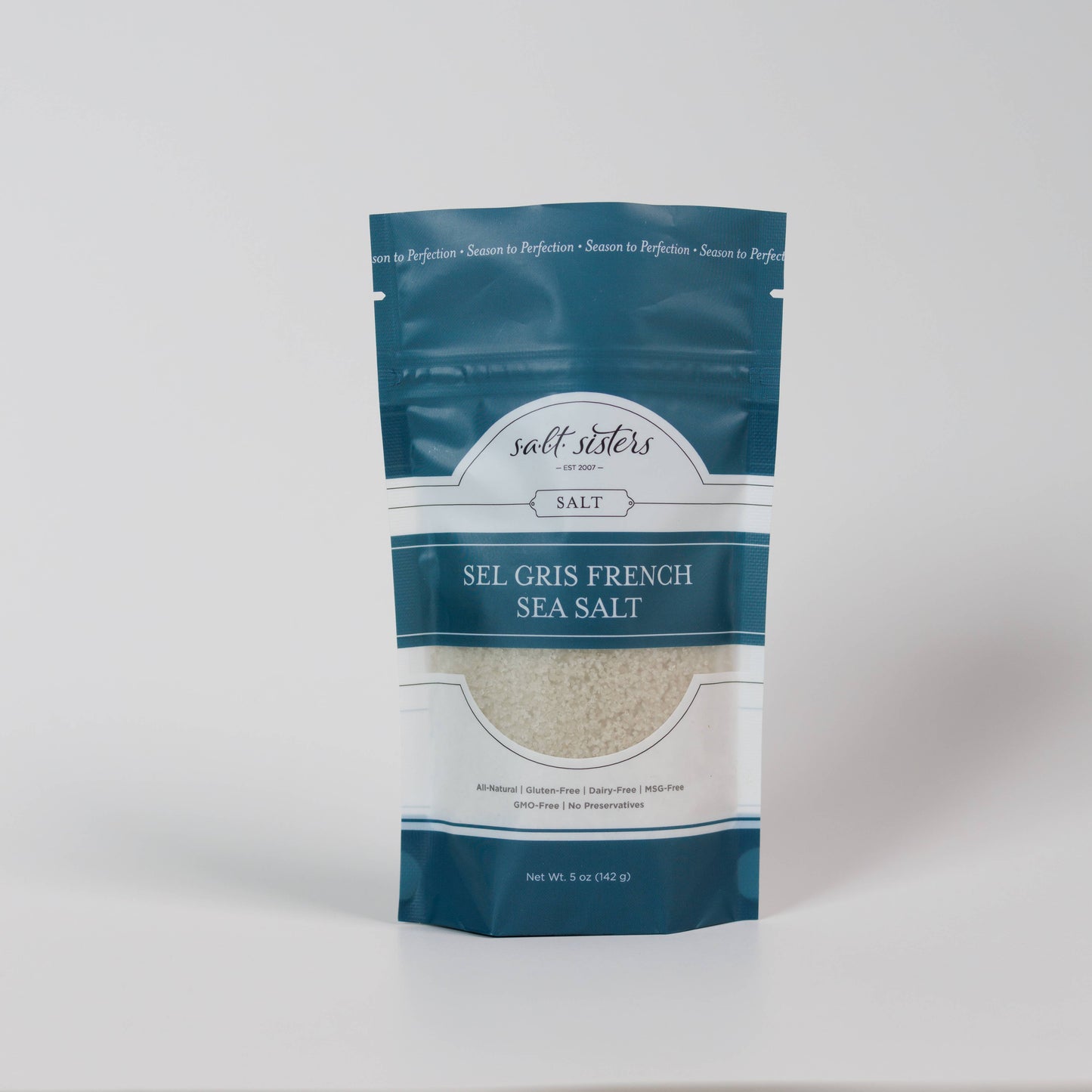 All-Natural Sea Salt - French - Sel Gris / Grey - 5 oz Salt Sisters